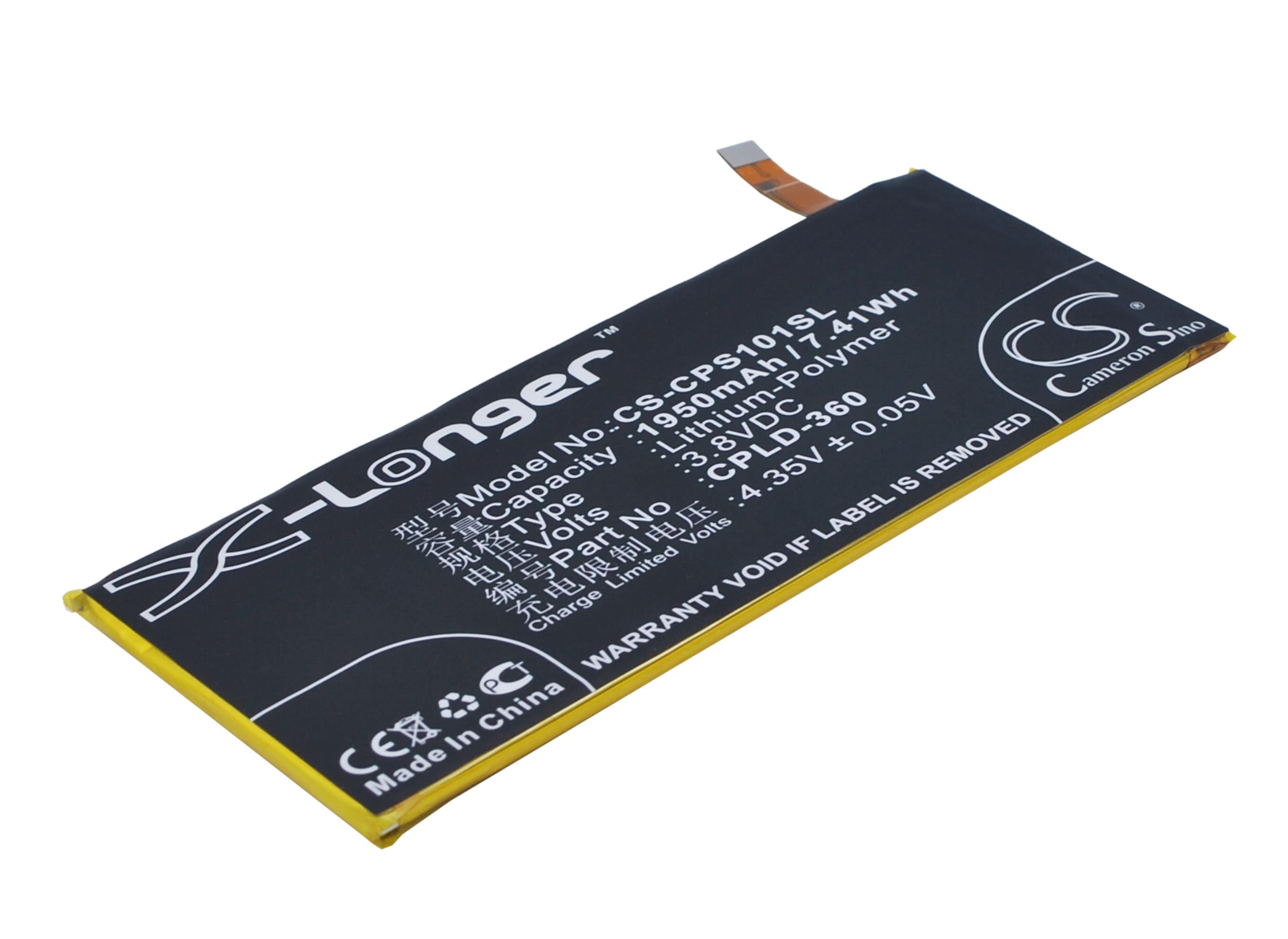 Batteri til mobiltelefon, smarttelefon for Coolpad ivvi, SS1-01