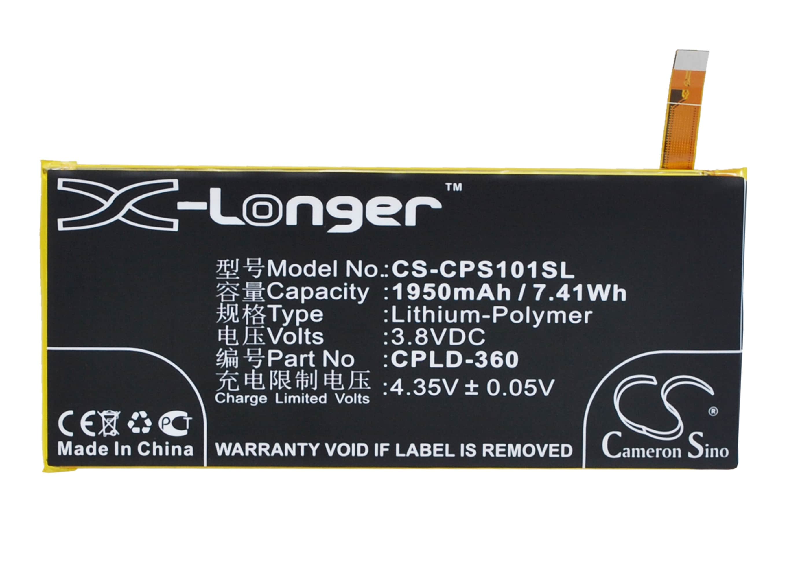 Batteri til mobiltelefon, smarttelefon for Coolpad ivvi, SS1-01