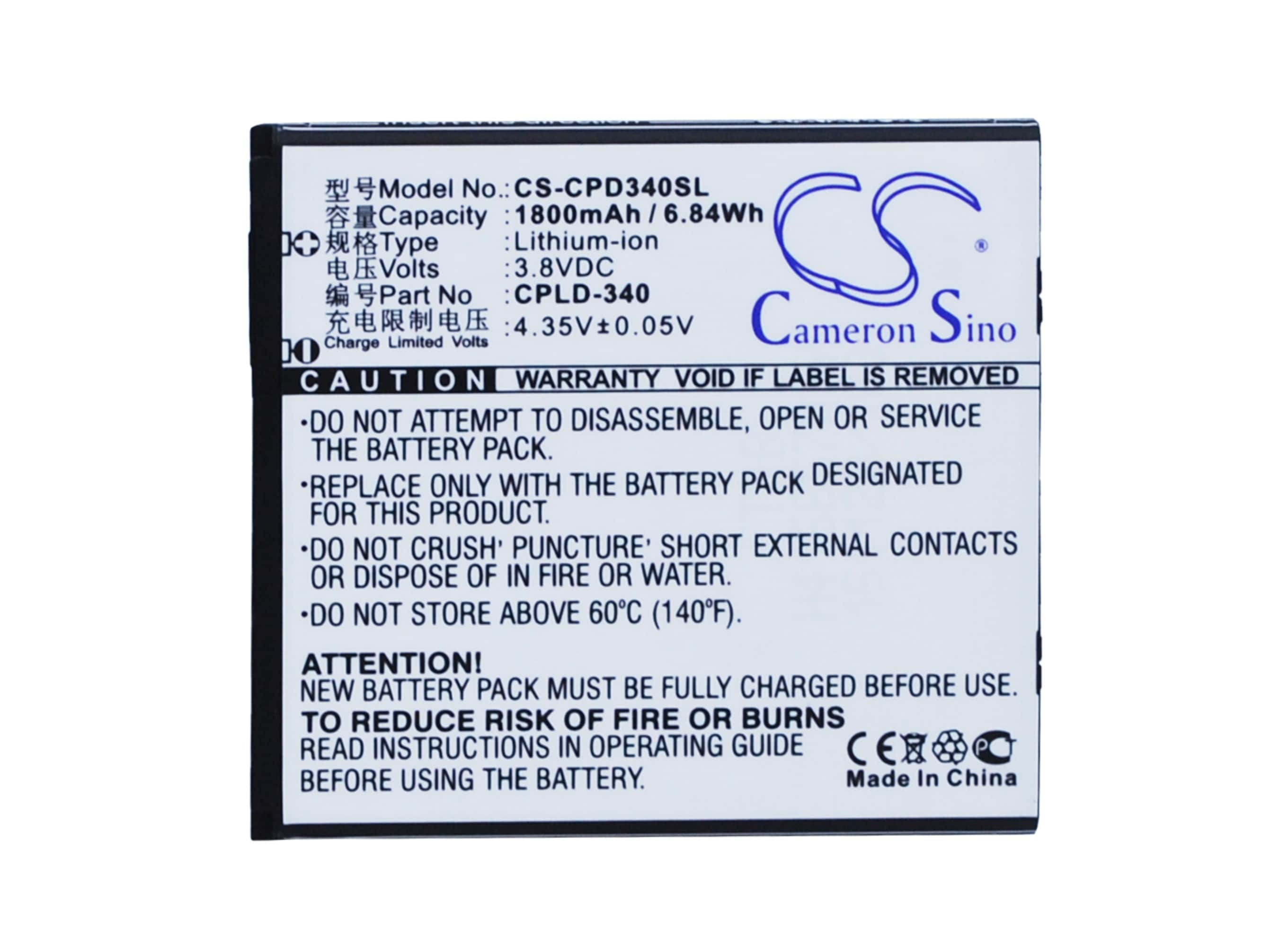 Batteri til mobiltelefon, smarttelefon for Coolpad 8702D