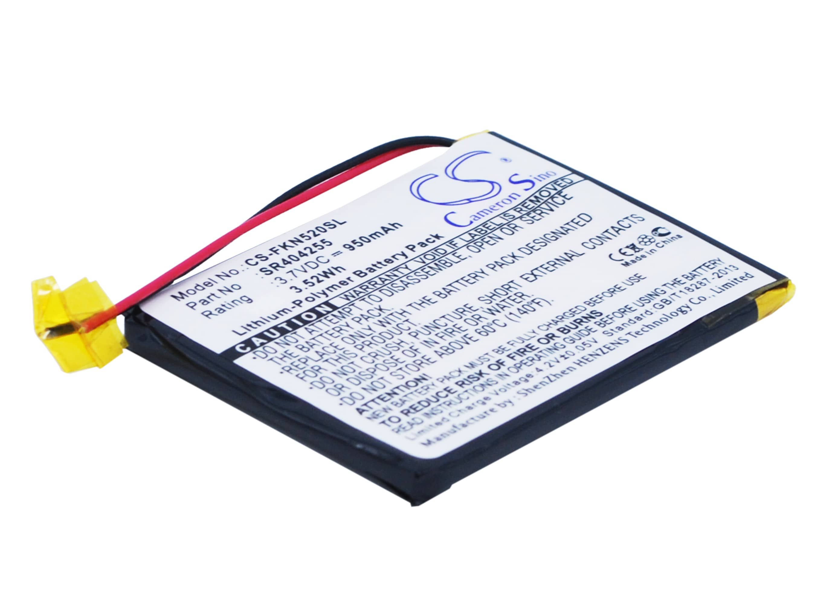 Batteri til GP, navigasjonssystem for Falk Neo 520, Neo 520LMU