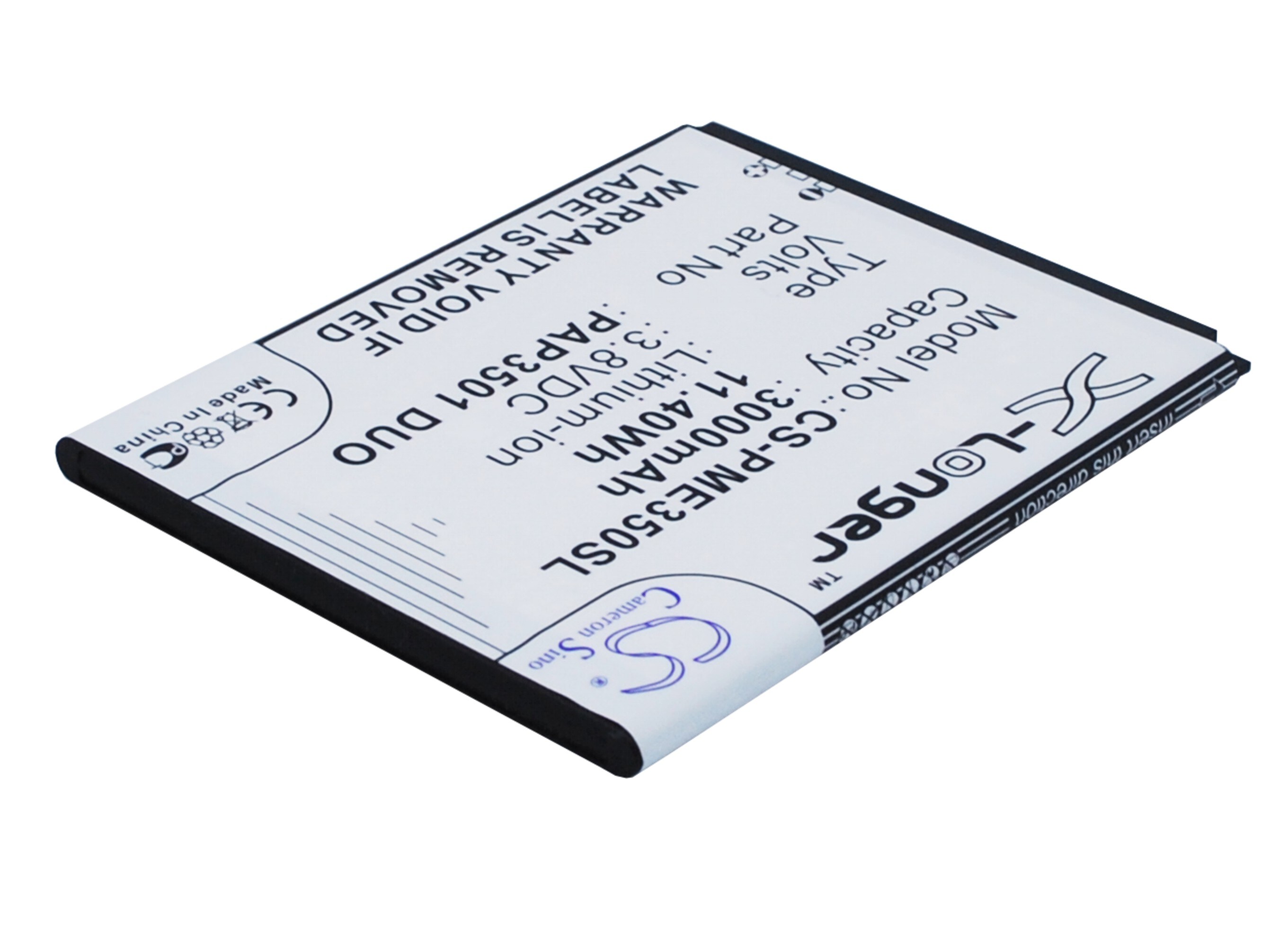 Batteri til mobiltelefon, smarttelefon for Prestigio MultiPhone 3501 DUO