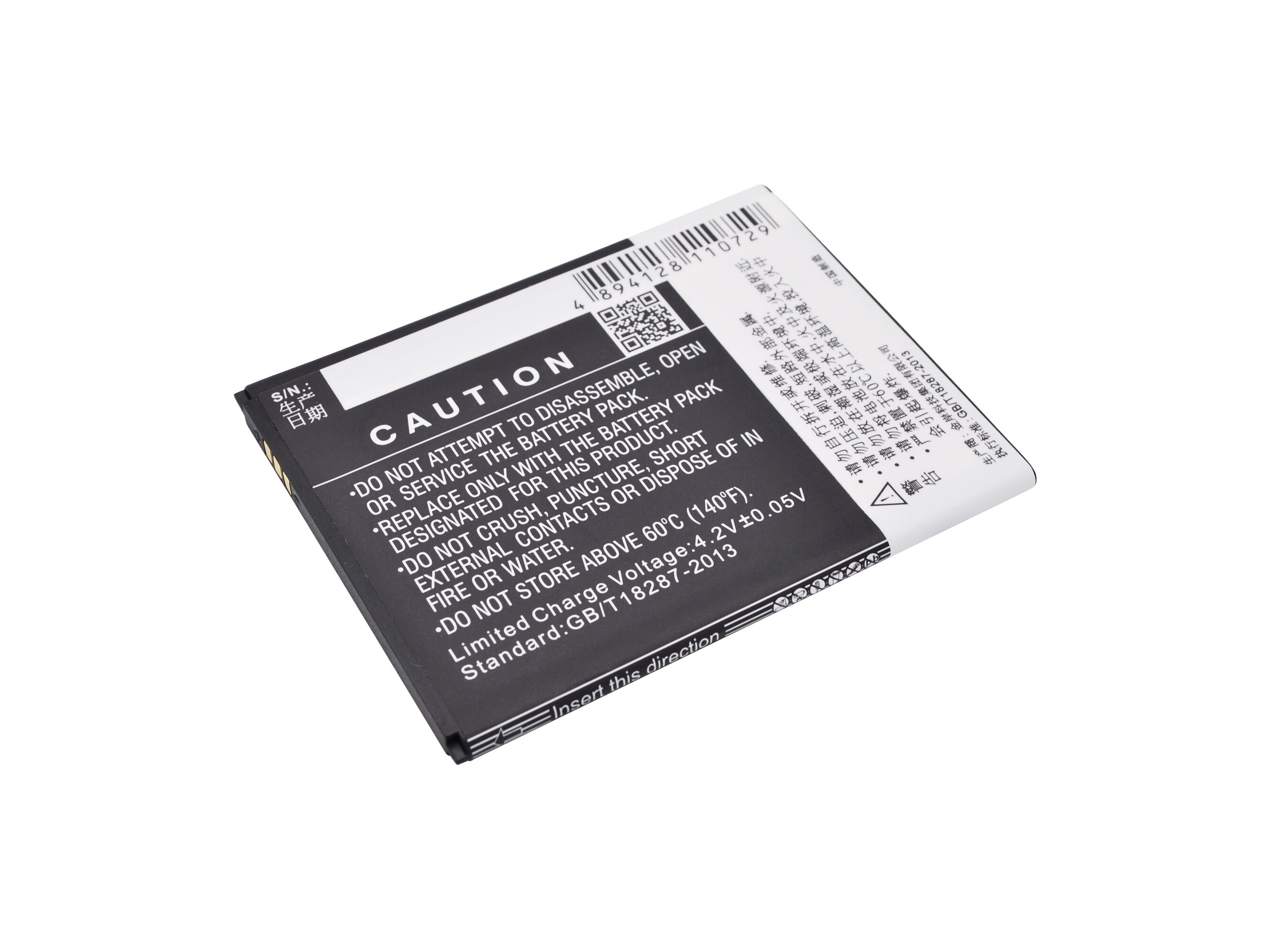 Batteri til mobiltelefon, smarttelefon for ZTE Q503C, U968, Q503U