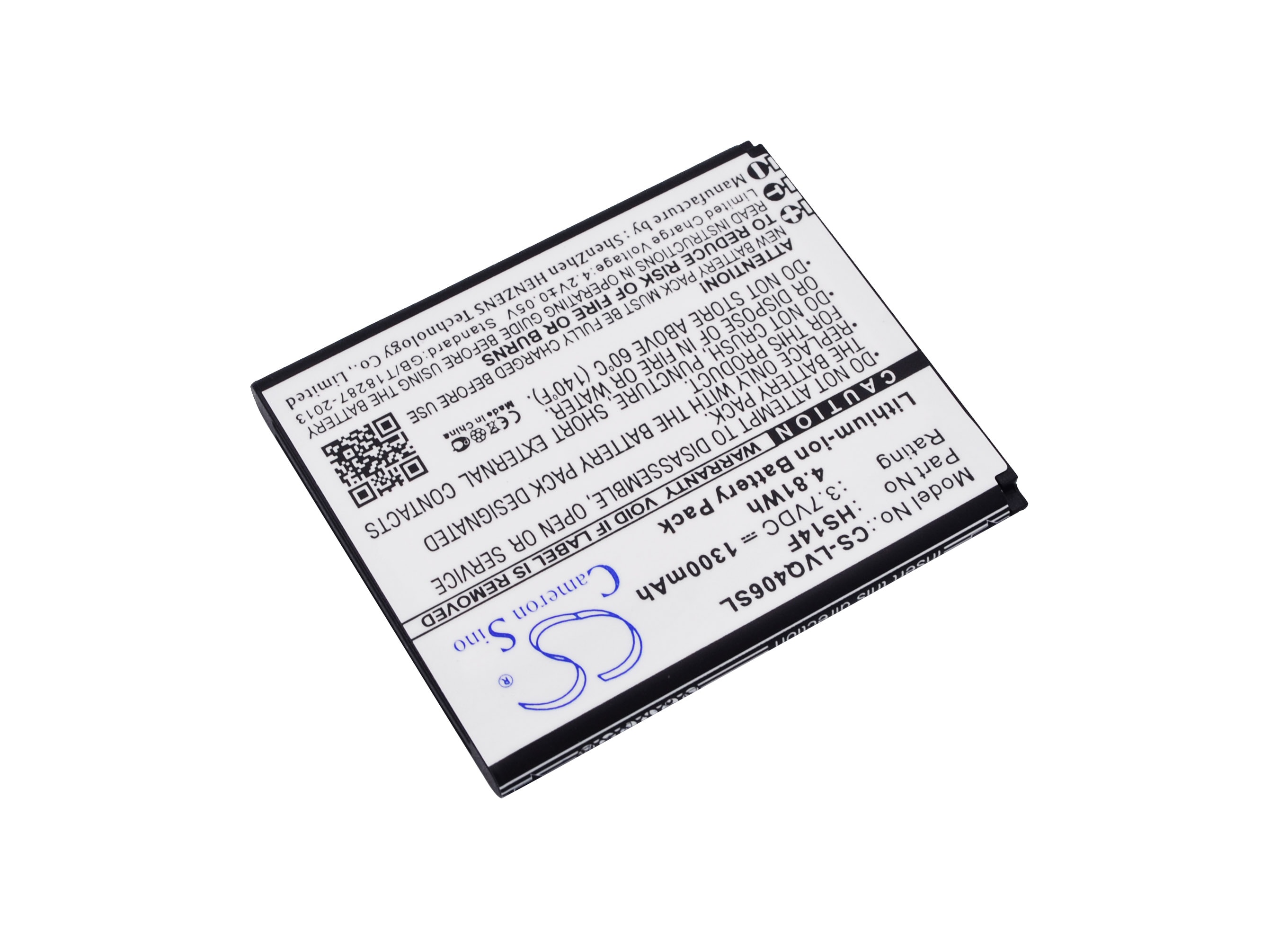 Batteri til mobiltelefon, smarttelefon for LAVA Iris 406Q, Iris 402E, Iris 352E