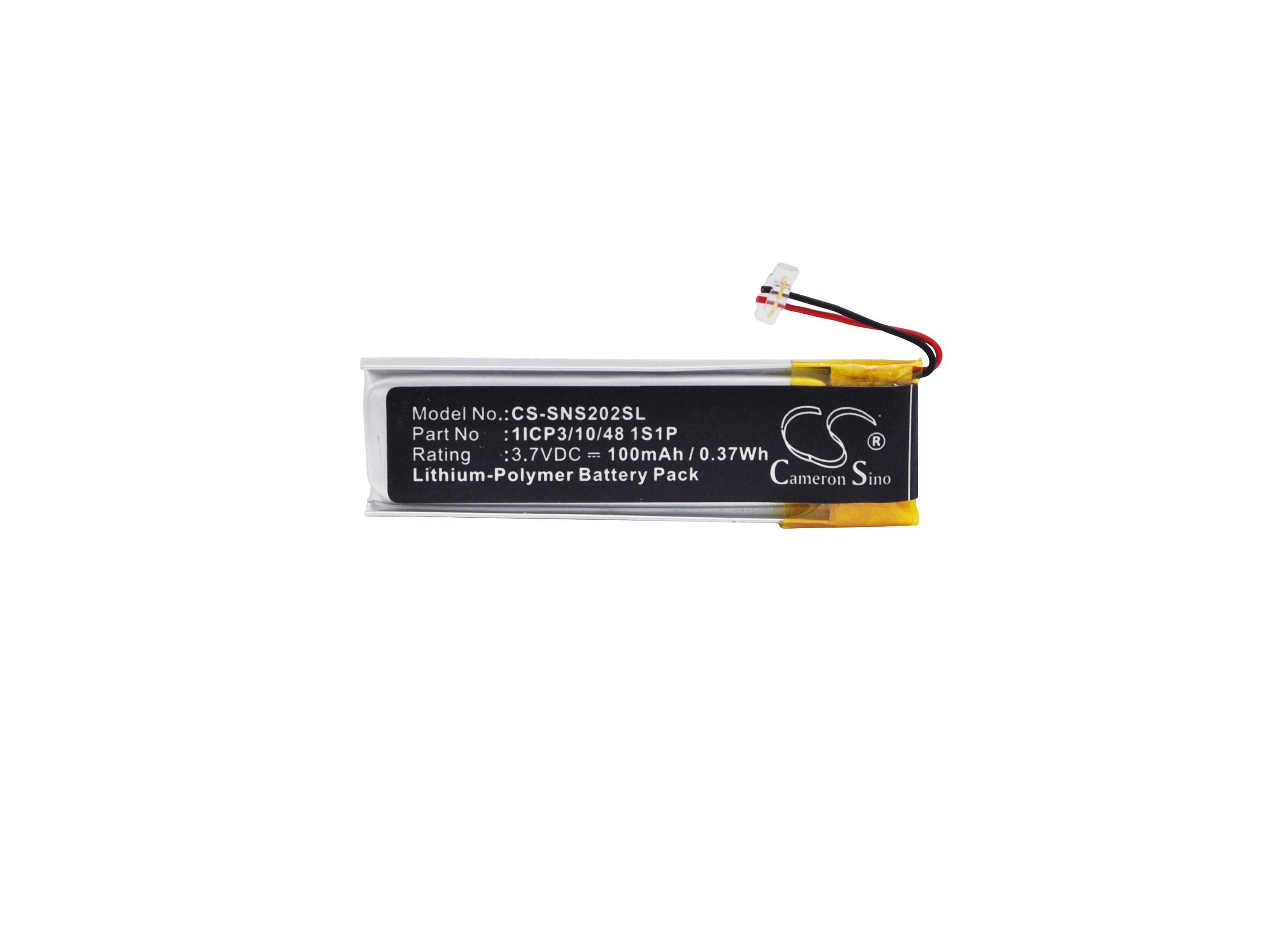 Batteri til mediespiller for Sony NW-S202, NW-S203F, NW-S205F