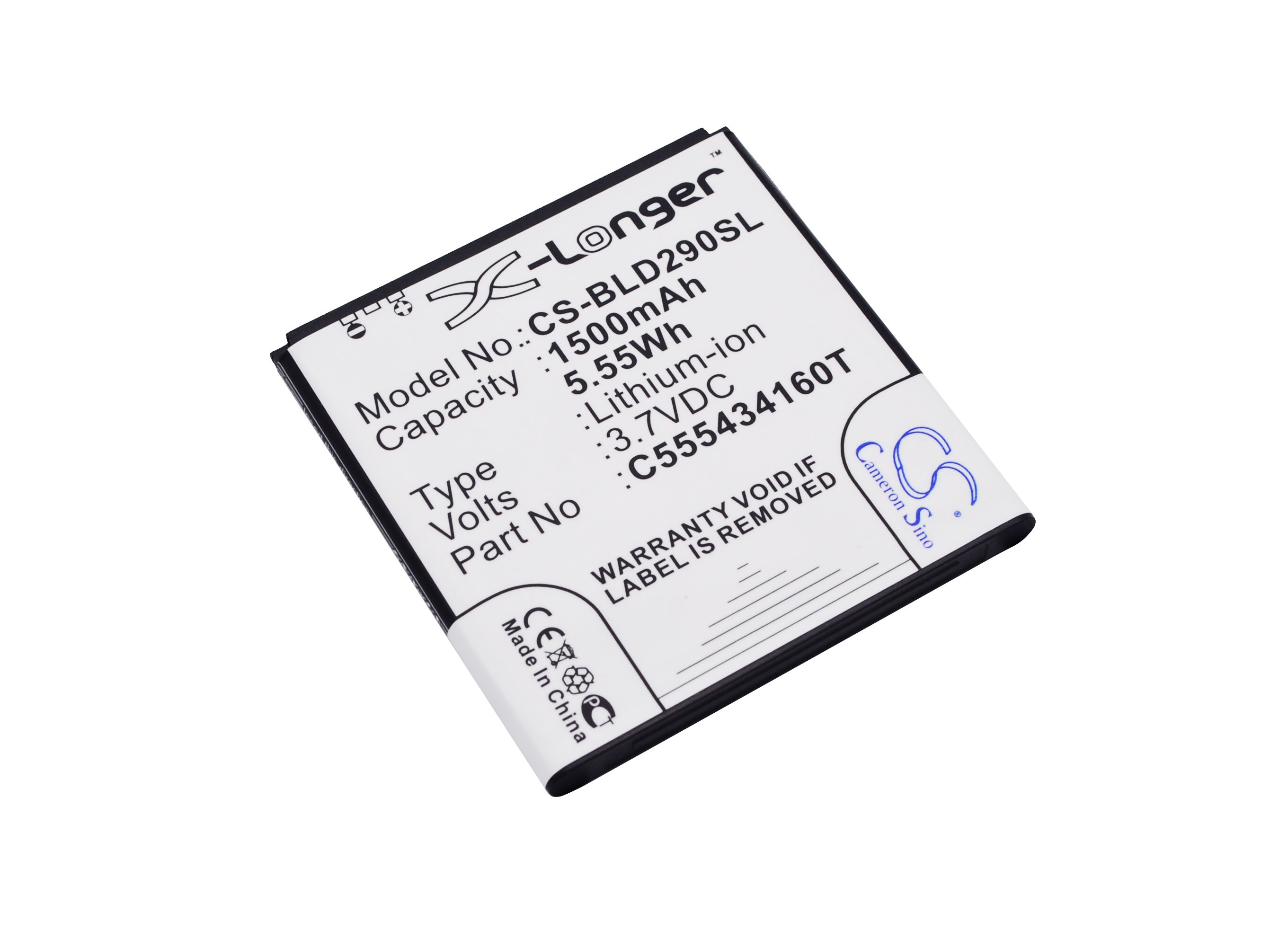 Batteri til mobiltelefon, smarttelefon for BLU AMOUR, D290, D290i