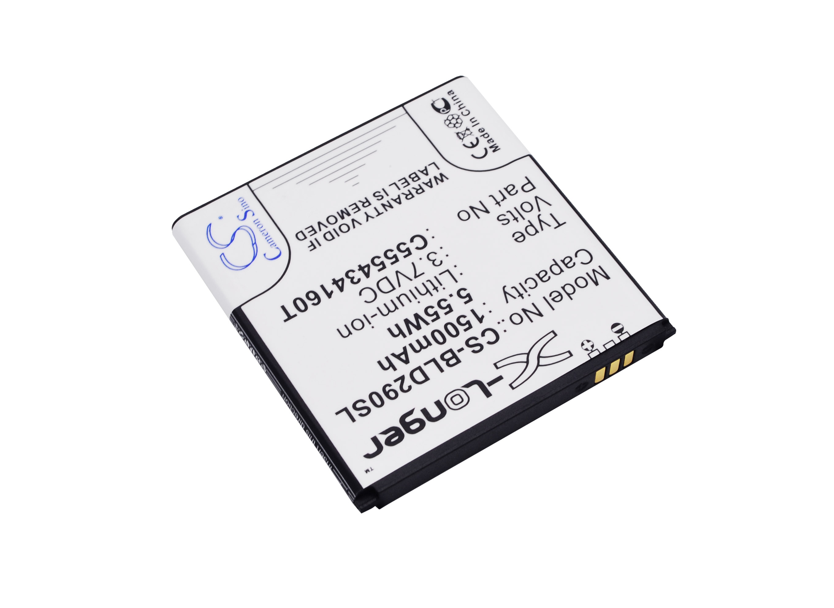 Batteri til mobiltelefon, smarttelefon for BLU AMOUR, D290, D290i