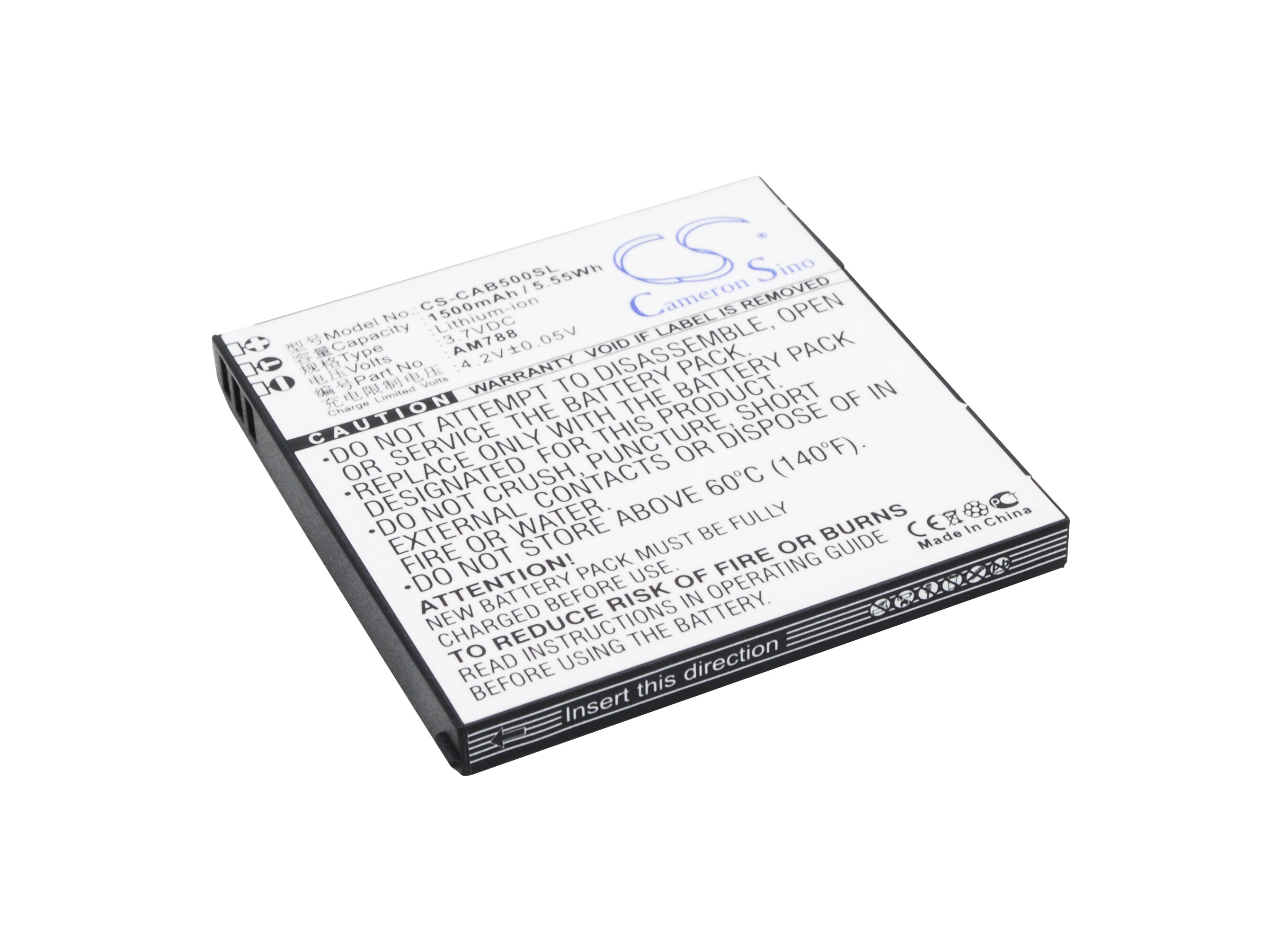 Batteri til mobiltelefon, smarttelefon for Aston Martin AM788