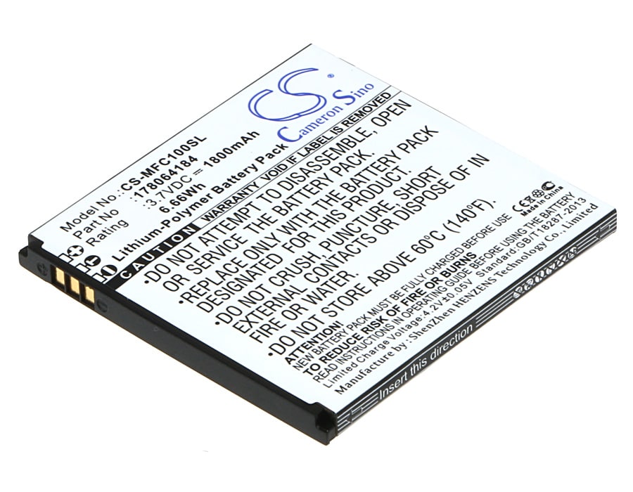 Batteri til mobiltelefon, smarttelefon for MobiWire Cygnus