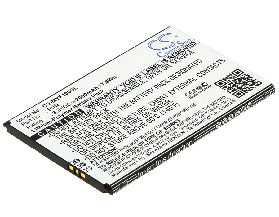 Batteri til mobiltelefon, smarttelefon for MyPhone Fun
