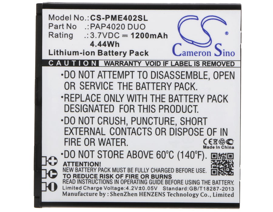 Batteri til mobiltelefon, smarttelefon for Prestigio MultiPhone 4025 Duo