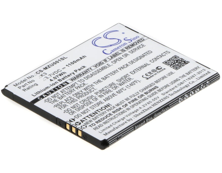 Batteri til mobiltelefon, smarttelefon for Navon Mizu MZT001