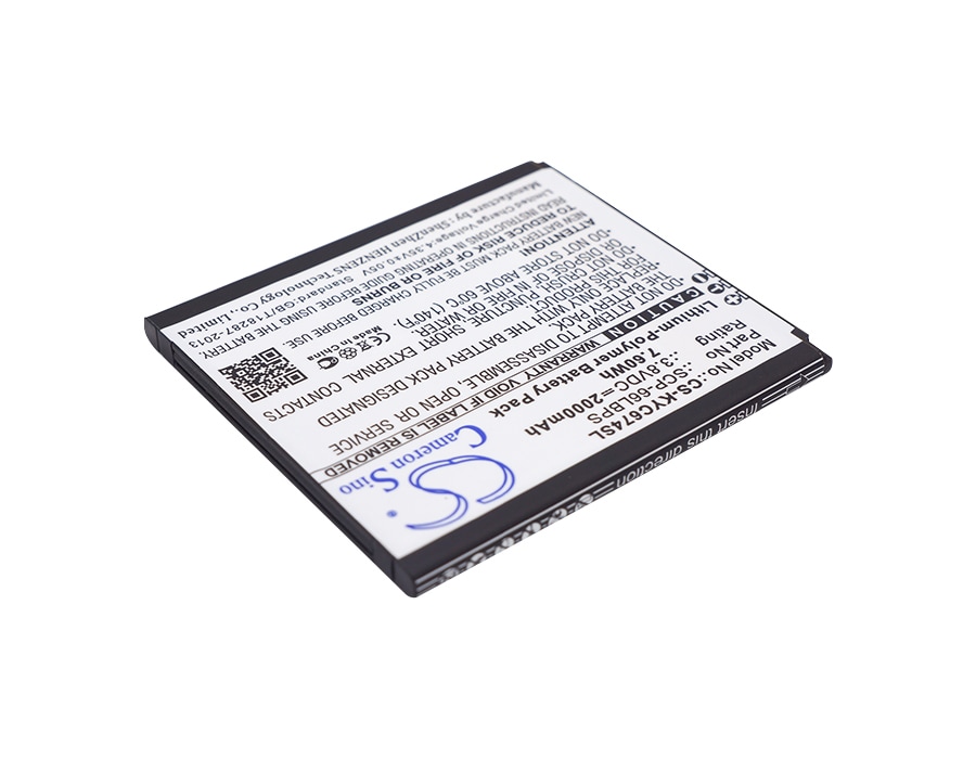 Batteri til mobiltelefon, smarttelefon for Kyocera View, C6742, Hydro Reach m.fl.