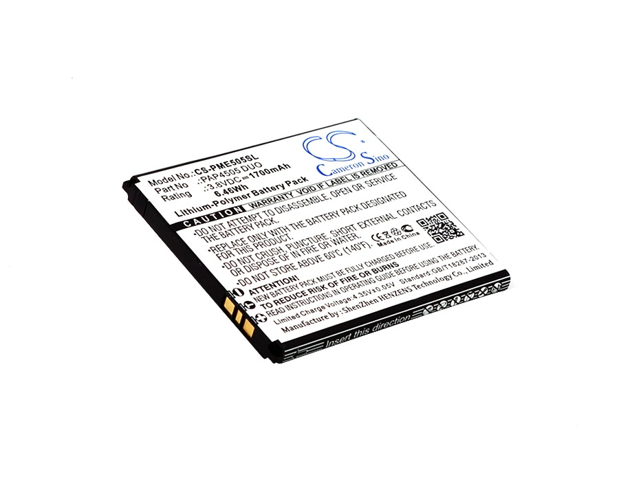 Batteri til mobiltelefon, smarttelefon for Prestigio MultiPhone 4505 Duo