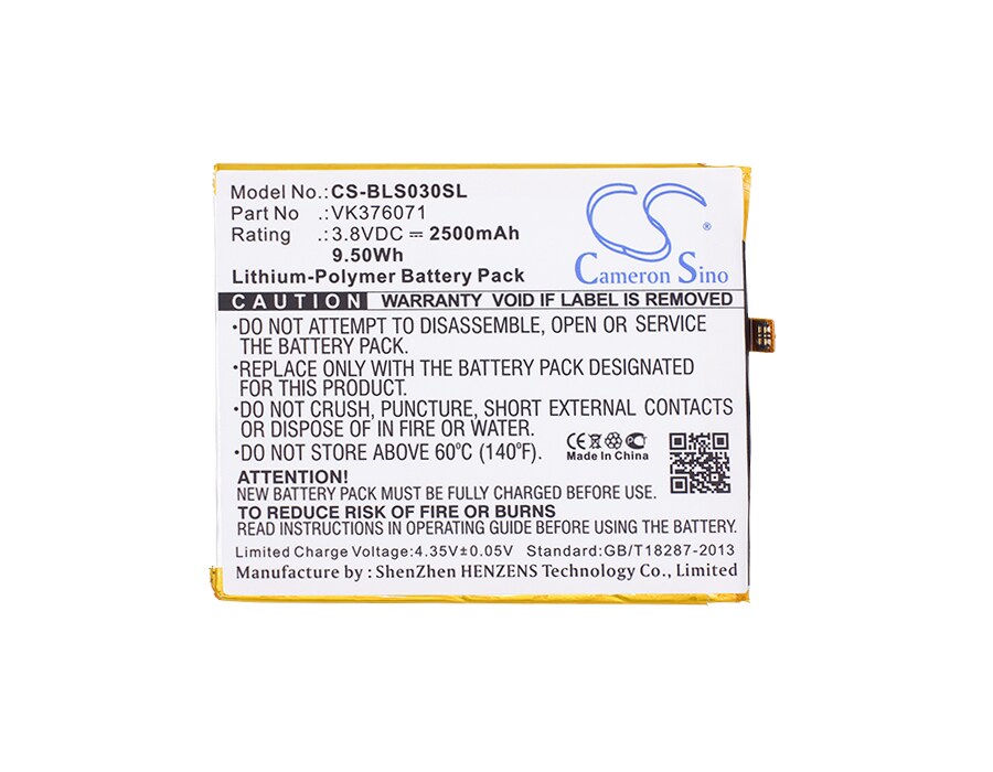 Batteri til mobiltelefon, smarttelefon for BLU Studio G LTE, S0030UU