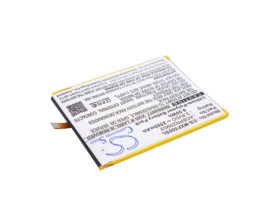 Batteri til mobiltelefon, smarttelefon for Micromax Canvas Fire 5, Canvas Fire 5 Dual SIM