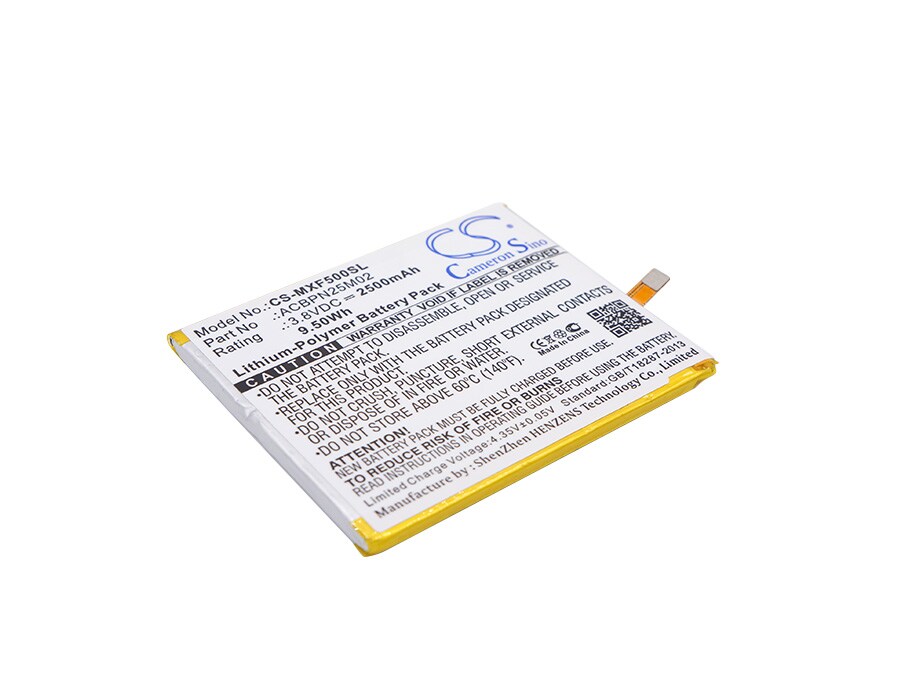 Batteri til mobiltelefon, smarttelefon for Micromax Canvas Fire 5, Canvas Fire 5 Dual SIM