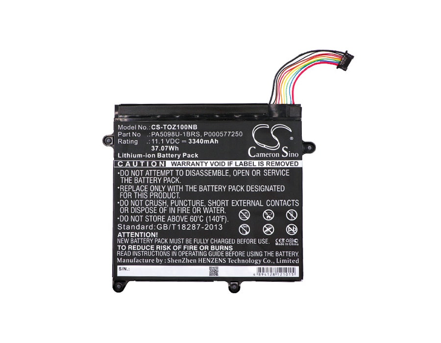 Batteri til bærbar PC, Notatbok for Toshiba Portege Z10T, Portege Z10T-A m.fl.