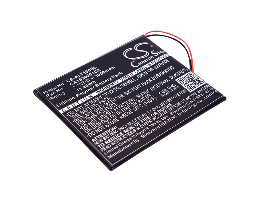 Batteri til nettbrett for Alcatel OneTouch T10, OT-T10