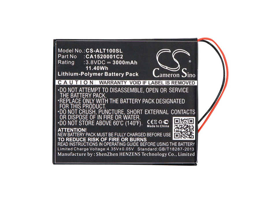 Batteri til nettbrett for Alcatel OneTouch T10, OT-T10