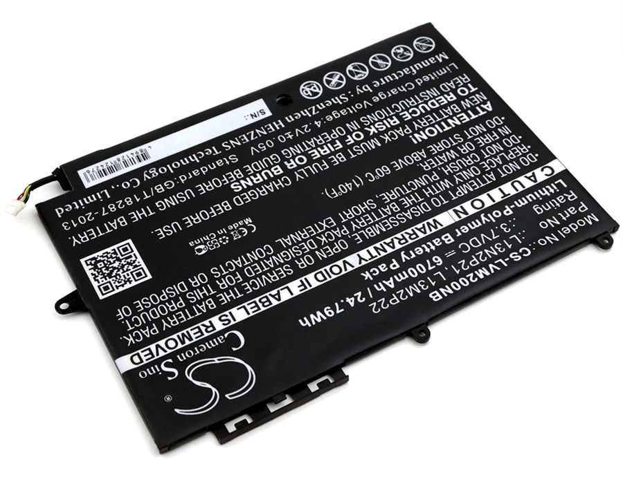 Batteri til bærbar PC, notatbok for Lenovo Miix 2 10, Miix 2, Miix 3 10 m.fl.