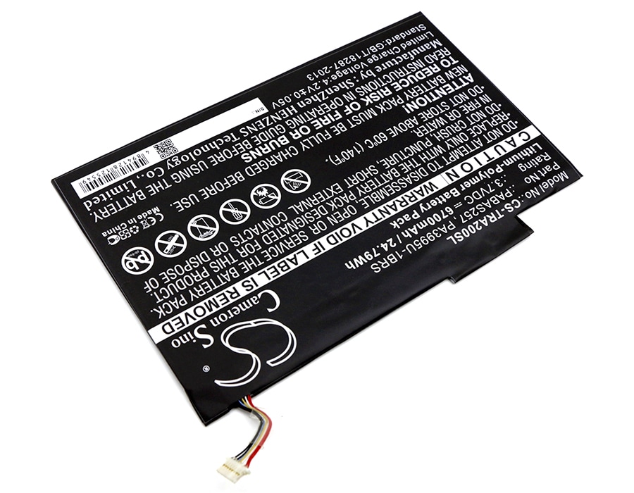 Batteri til nettbrett for Toshiba Excite AT200, Excite AT205, Excite AT205-T32I m.fl.