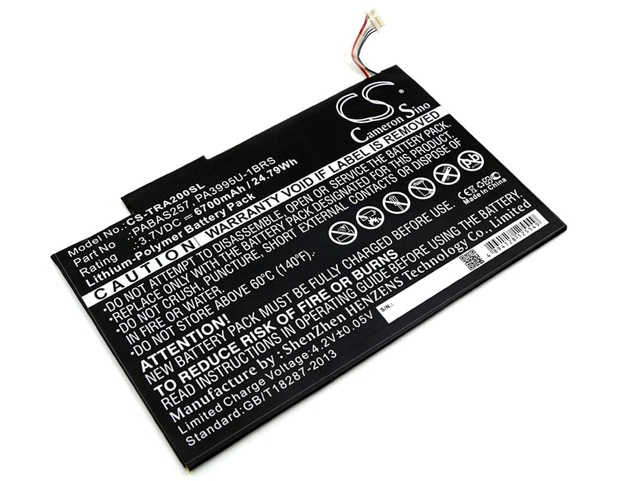 Batteri til nettbrett for Toshiba Excite AT200, Excite AT205, Excite AT205-T32I m.fl.