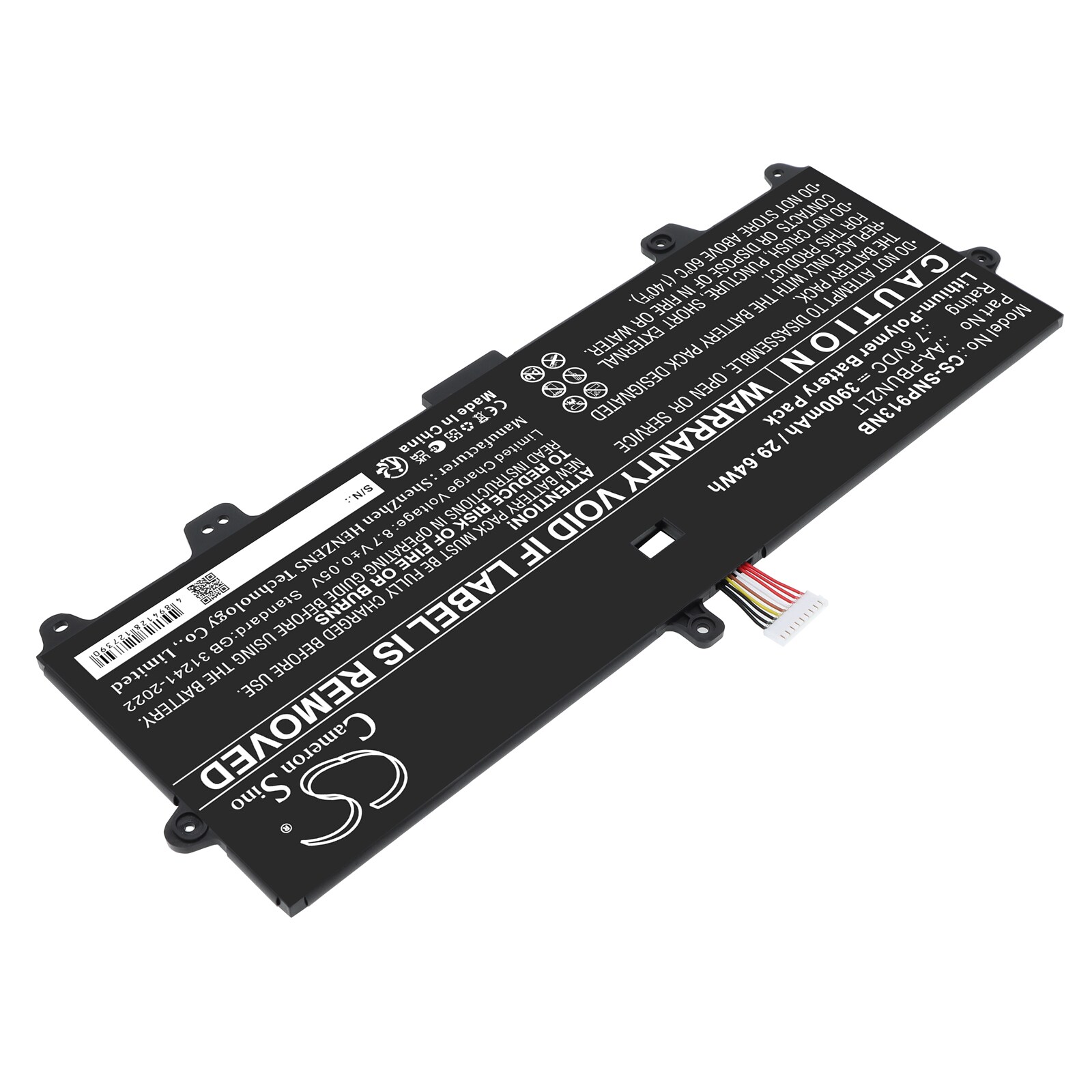 Batteri til bærbar PC, til Samsung Notebook 9 13,3", NP900X3L, NP900X3L-U03 m.fl.