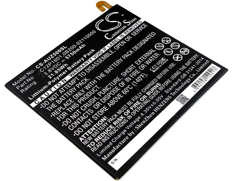 Batteri til nettbrett for Asus ZenPad 3S 10, Z500M