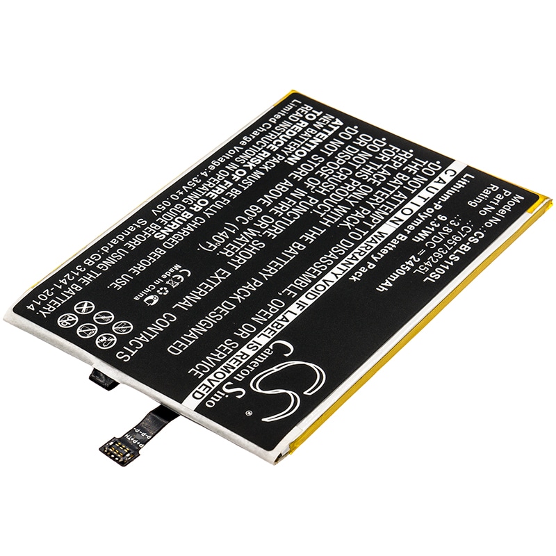 Batteri til mobiltelefon, smarttelefon for BLU Studio One, S0110