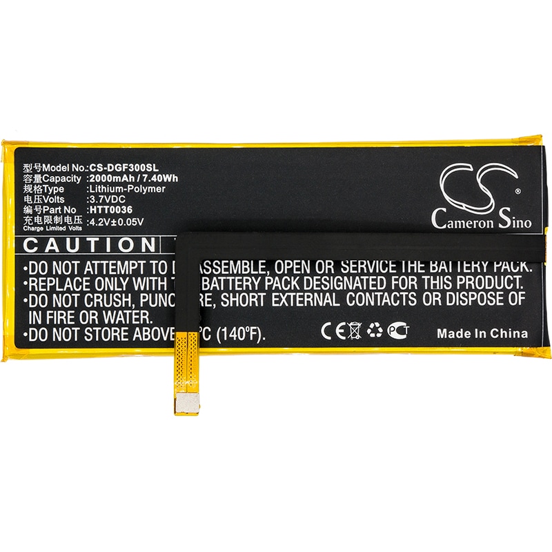 Batteri til mobiltelefon, smarttelefon for Doogee F3