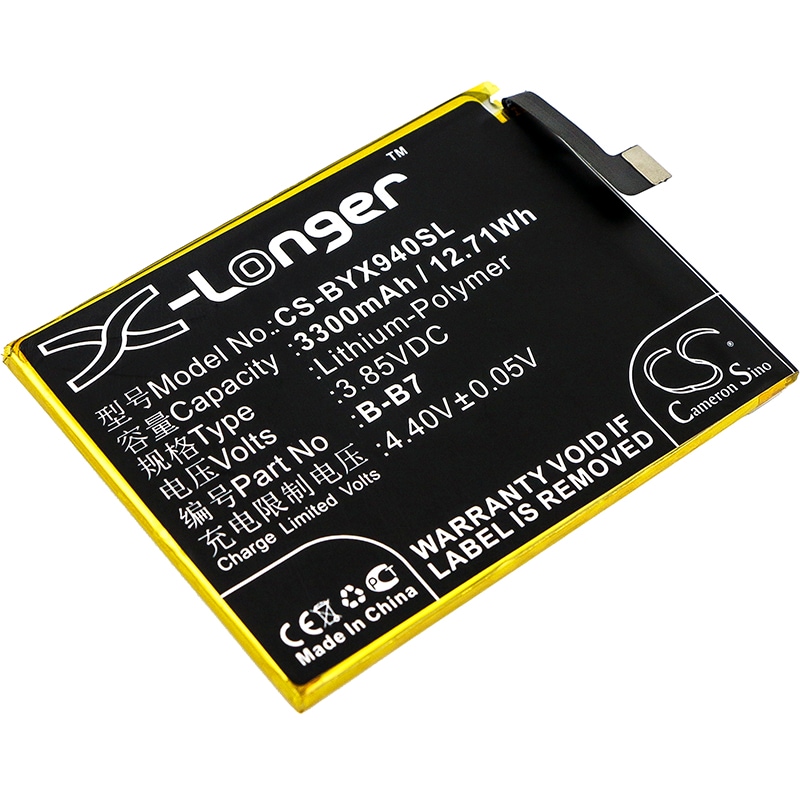 Batteri til mobiltelefon, smarttelefon for Vivo X9L, X9S