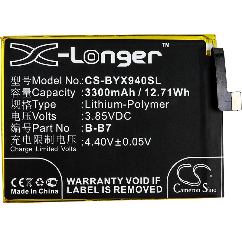 Batteri til mobiltelefon, smarttelefon for Vivo X9L, X9S