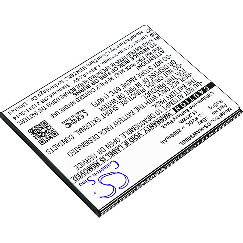 Batteri til mobiltelefon, smarttelefon for Highscreen Bay