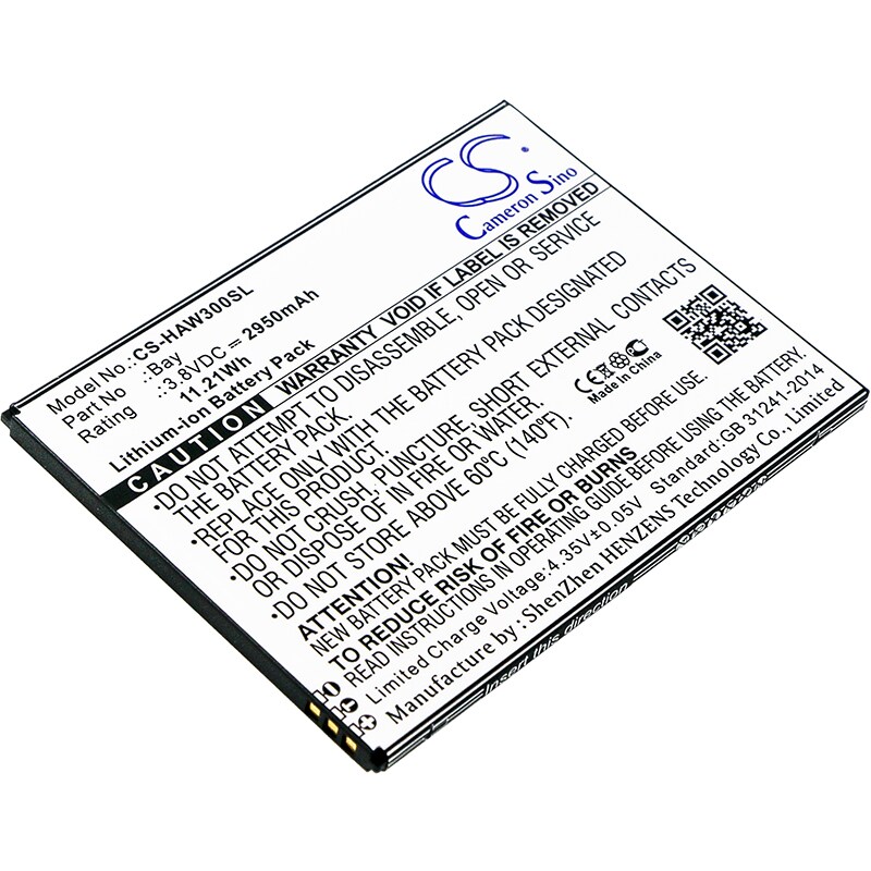 Batteri til mobiltelefon, smarttelefon for Highscreen Bay