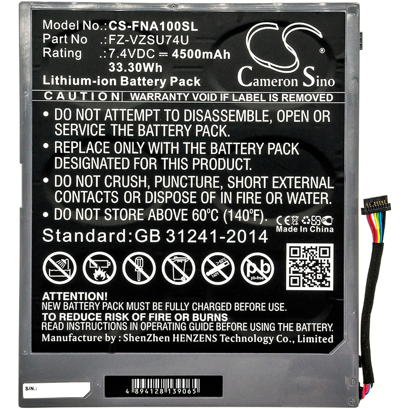 Batteri til nettbrett for Panasonic Toughpad FZ-A1, Toughpad FZ-A1 4G
