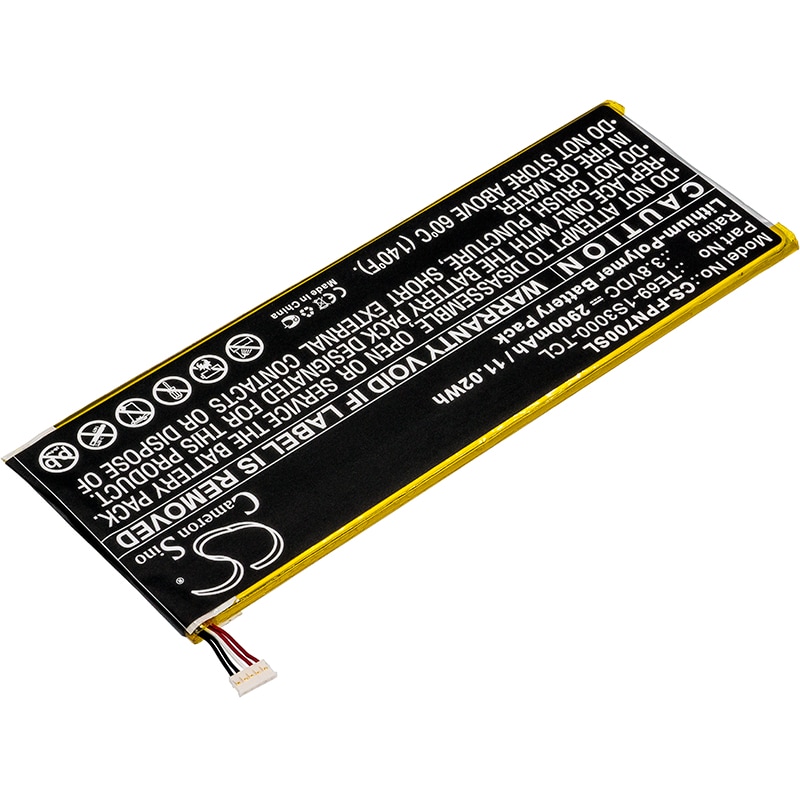 Batteri til nettbrett for Fisher-Price Nabi 7, NBFP07MKG, NBFP07PMKG