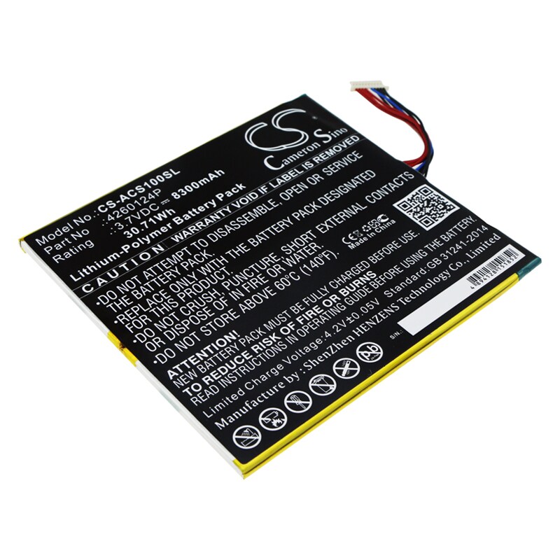 Batteri til nettbrett for Acer One 10 S1002, Aspire N15p2, Switch 10