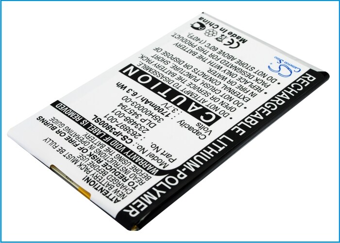Batteri til Pocket PC, PDA for HP iPAQ H3800, iPAQ H3830, iPAQ H3835 m.fl.