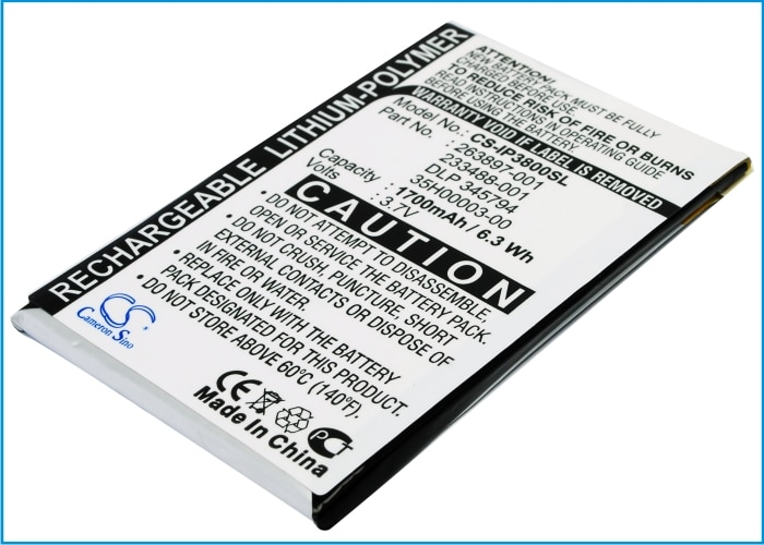 Batteri til Pocket PC, PDA for HP iPAQ H3800, iPAQ H3830, iPAQ H3835 m.fl.