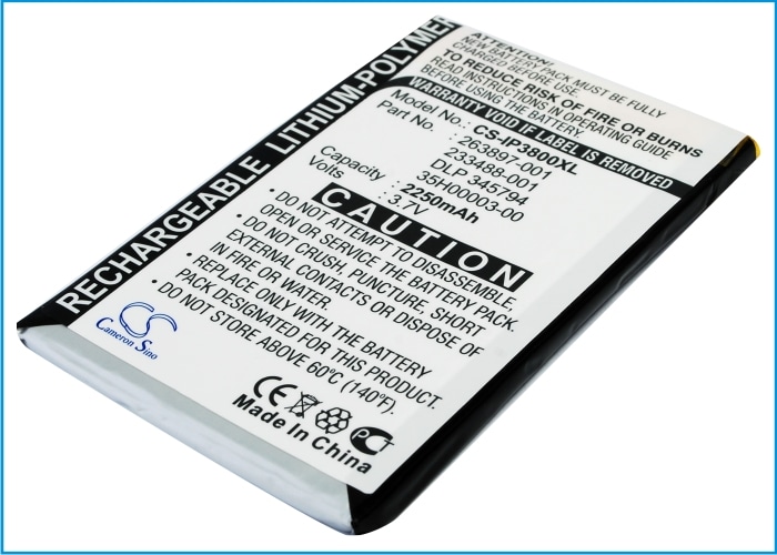 Batteri til Pocket PC, PDA for HP iPAQ H3800, iPAQ H3830, iPAQ H3835 m.fl.