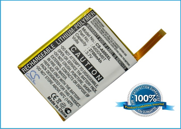 Batteri til Pocket PC, PDA for Asus Mypal A600, Mypal A600u