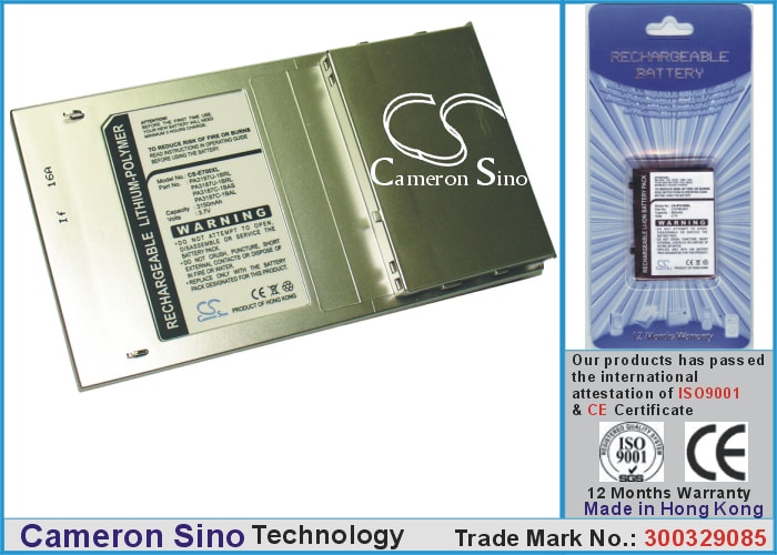 Batteri til Pocket PC, PDA for Toshiba E740, E750, E755