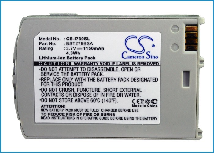 Batteri til mobiltelefon, smarttelefon for Samsung SCH-I730, SGH-I730, SPH-M4300