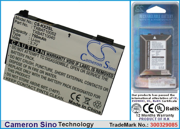 Batteri til mobiltelefon, smarttelefon for Kyocera KX2, KOI