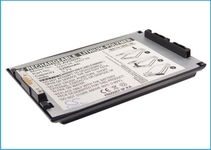 Batteri til mediespiller for Archos Gmini 500, Gmini 530, Gmini 560 m.fl.