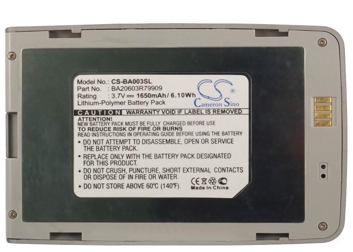 Batteri til mediespiller for Creative Zen Vision, PMC-HD0002