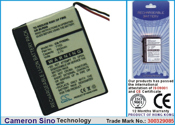 Batteri til mediespiller for Rio Nitrus MP3-spiller