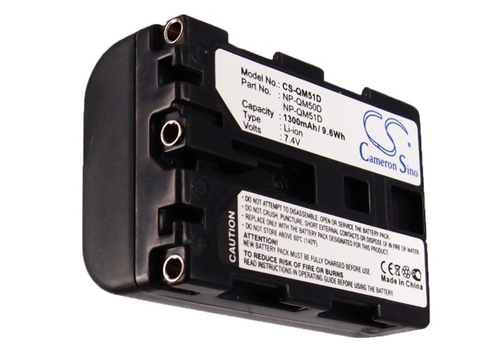 Batteri til kamera for Sony CCD-TRV108, CCD-TRV118, CCD-TRV126 m.fl.