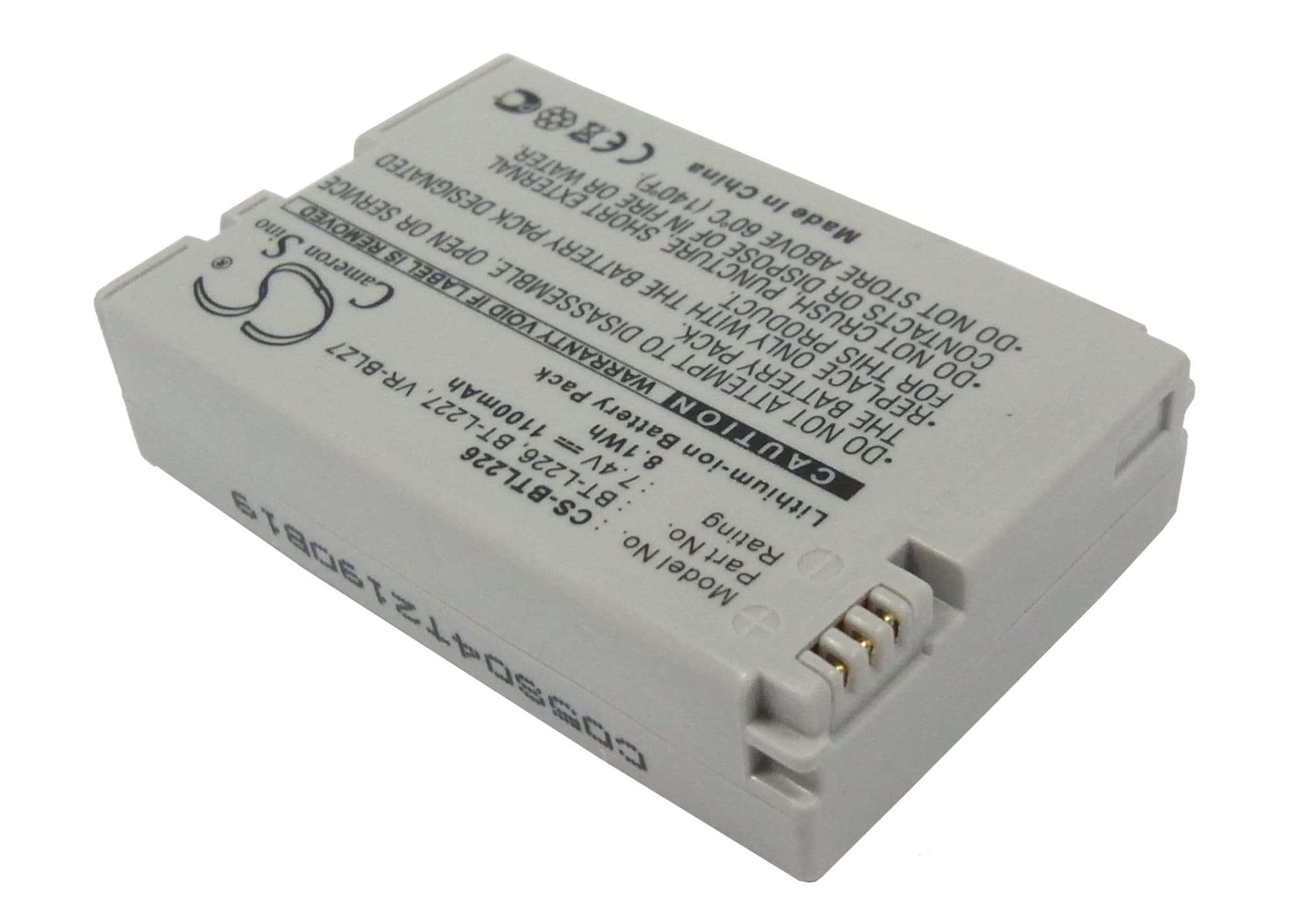 Batteri til kamera for Sharp VL-Z5, VL-Z3H, VL-Z300W m.fl.