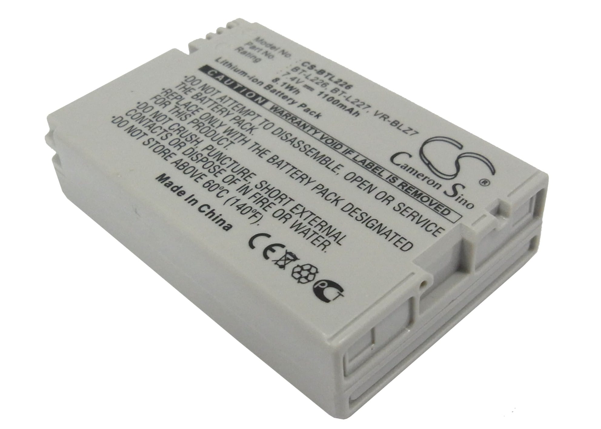 Batteri til kamera for Sharp VL-Z5, VL-Z3H, VL-Z300W m.fl.